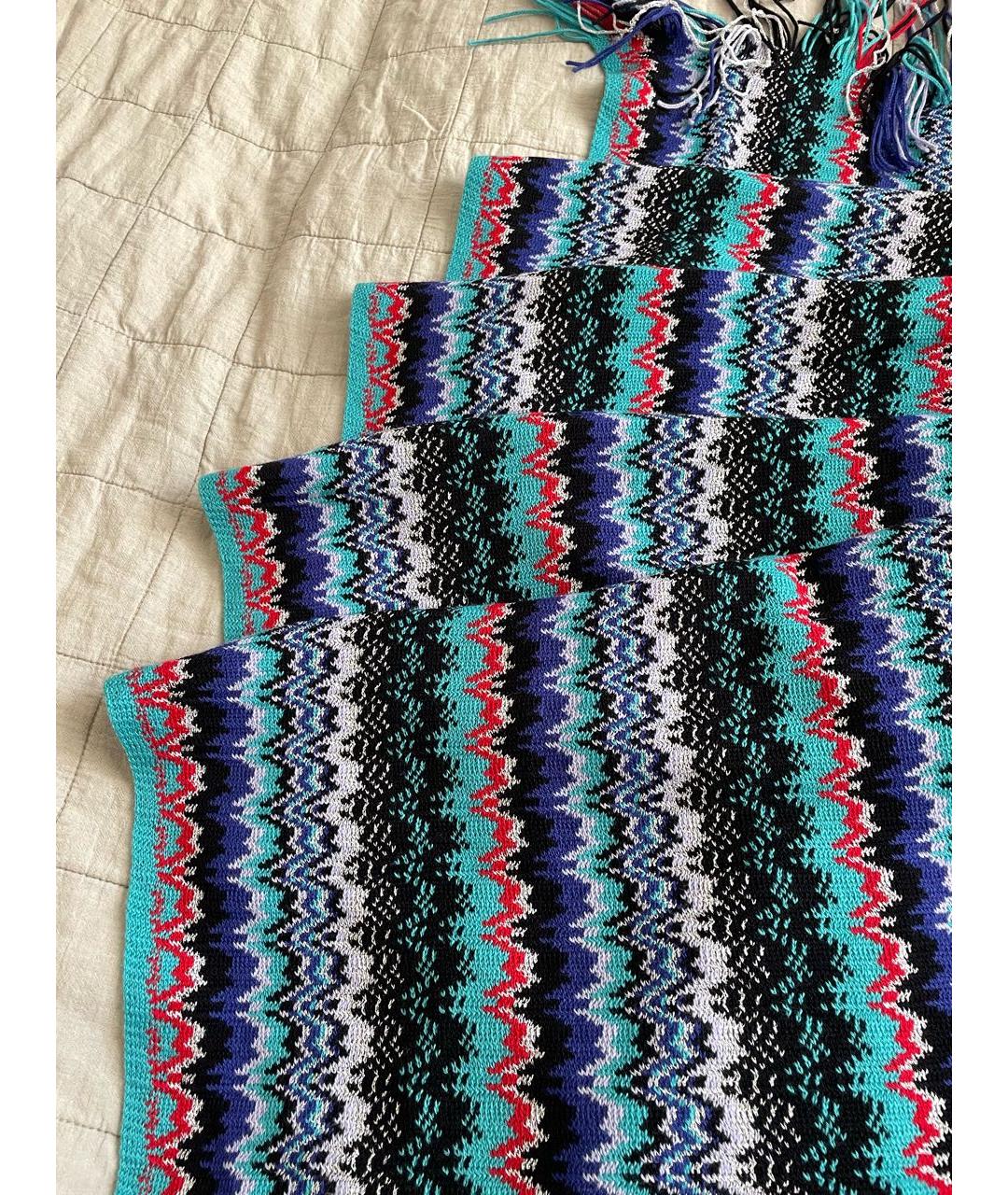 MISSONI Мульти шерстяной шарф, фото 4