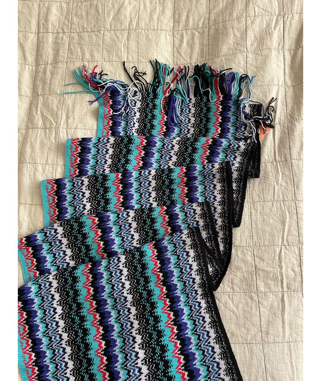 MISSONI Мульти шерстяной шарф, фото 5