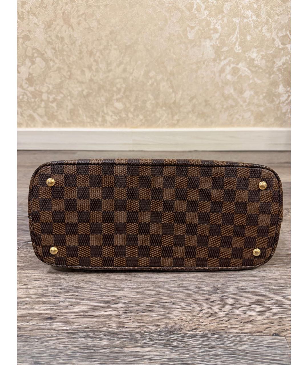 LOUIS VUITTON Коричневая сумка с короткими ручками, фото 6