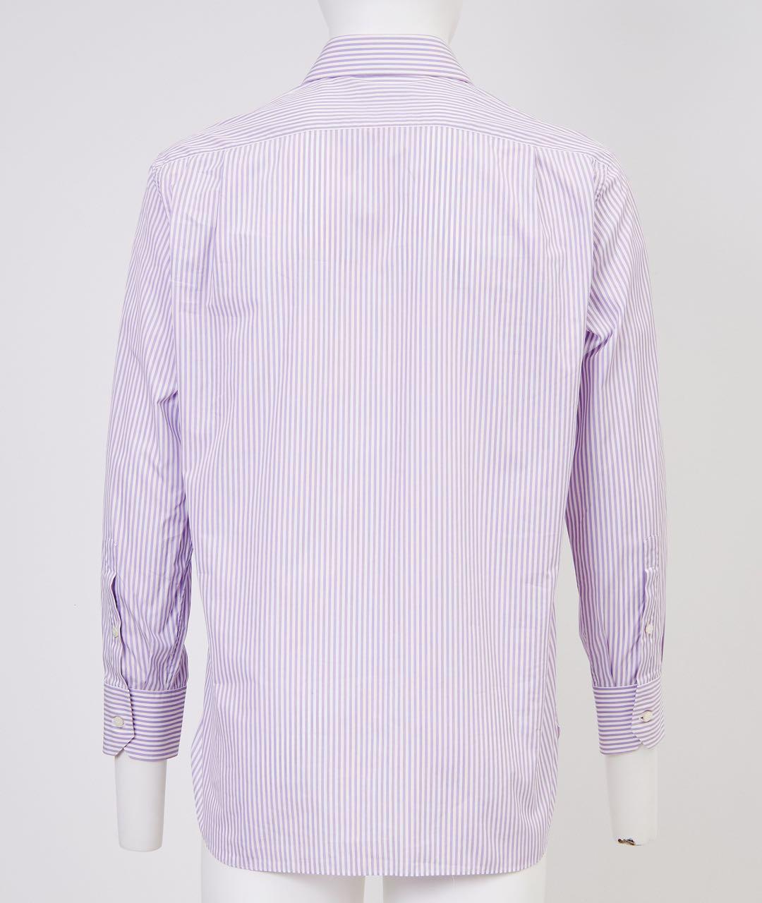 STEFANO RICCI Фиолетовая хлопковая классическая рубашка, фото 2