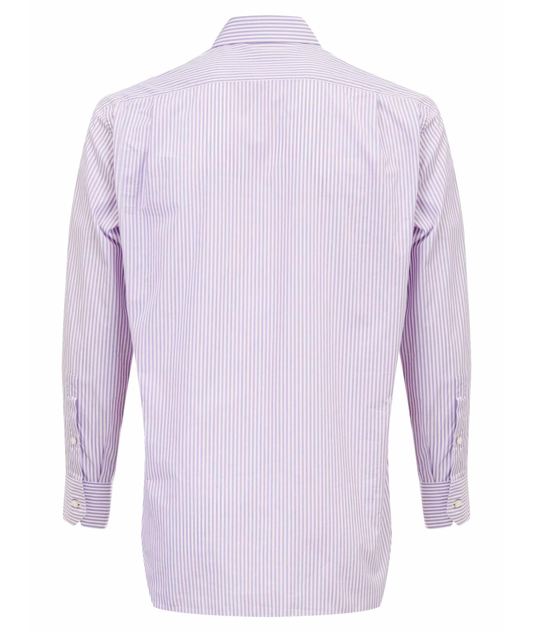 STEFANO RICCI Фиолетовая хлопковая классическая рубашка, фото 6