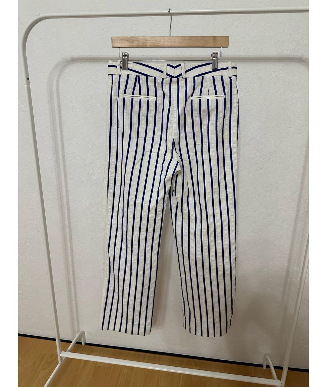 LORO PIANA Мульти хлопковые прямые брюки, фото 2