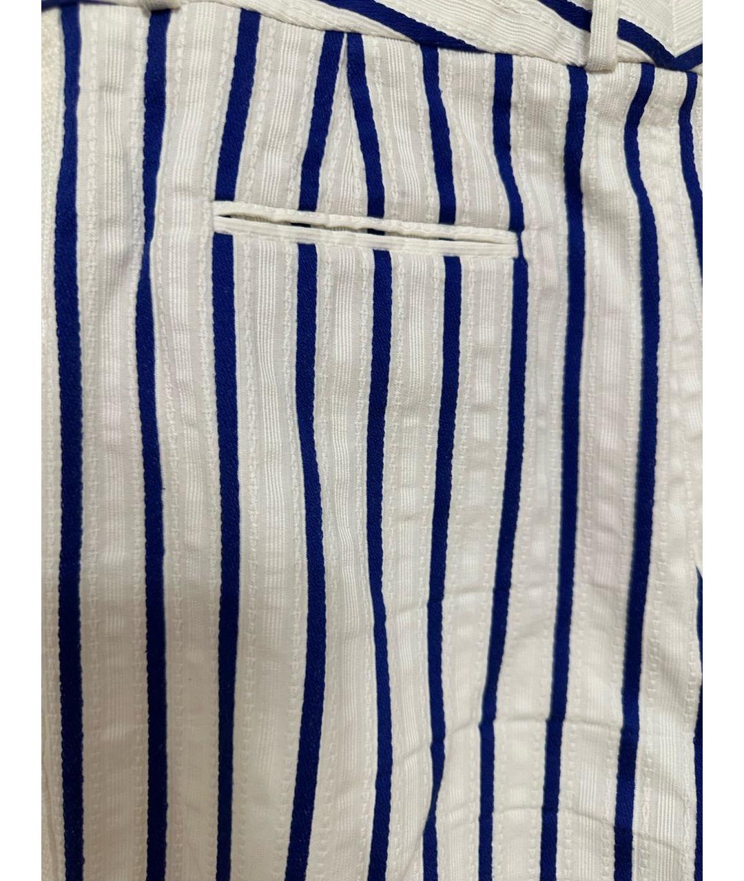 LORO PIANA Мульти хлопковые прямые брюки, фото 4