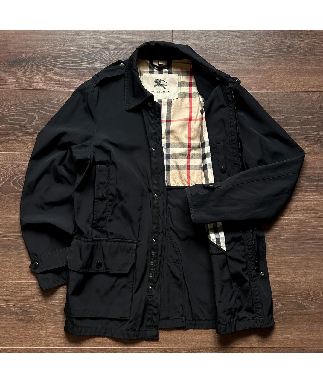 BURBERRY Темно-синяя куртка, фото 3