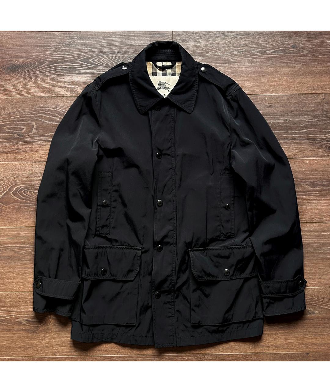 BURBERRY Темно-синяя куртка, фото 2