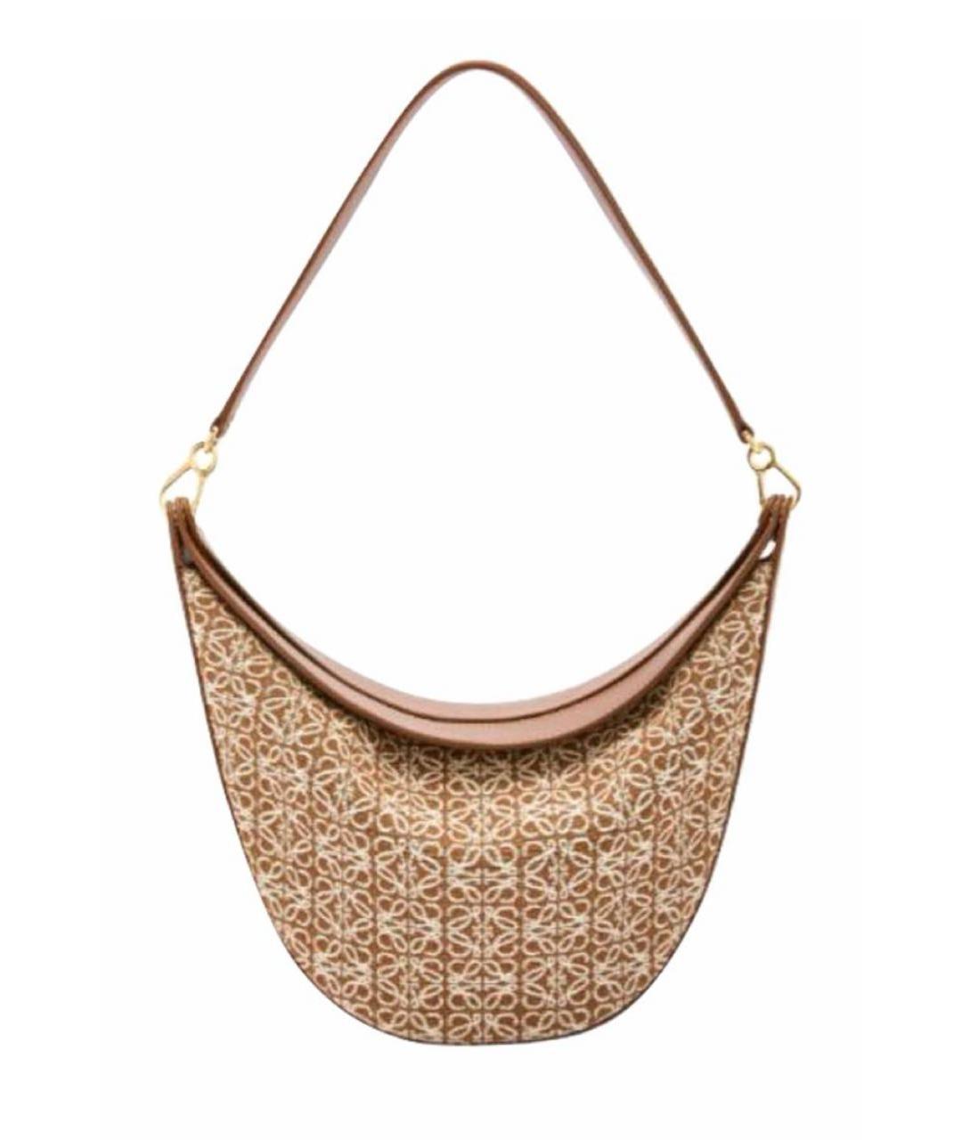 LOEWE Бежевая сумка с короткими ручками, фото 1