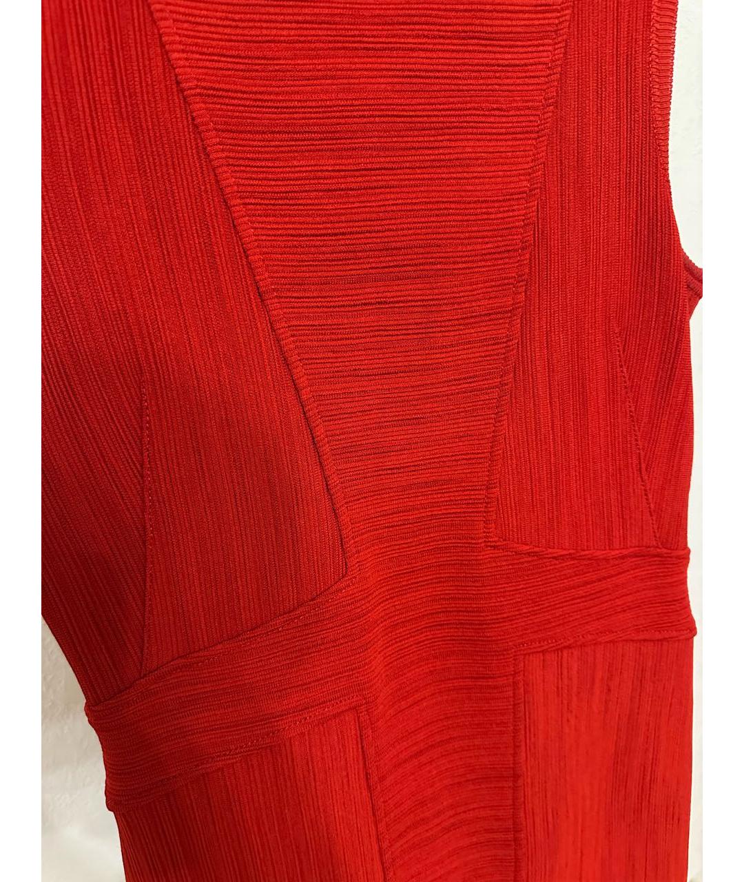 GIVENCHY Красное вискозное платье, фото 4