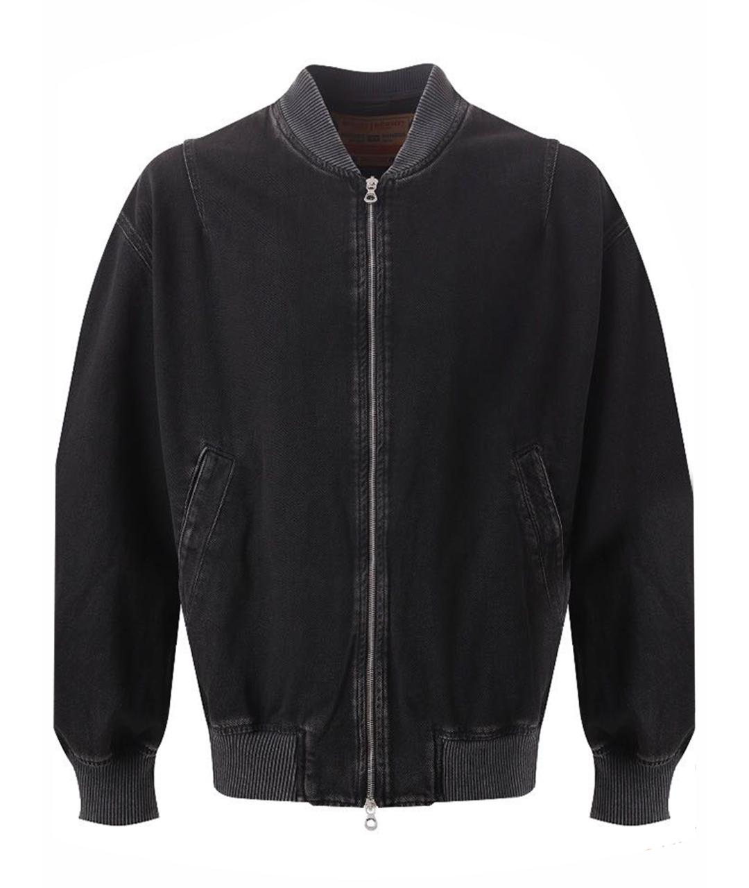 DIESEL Черная деним куртка, фото 1