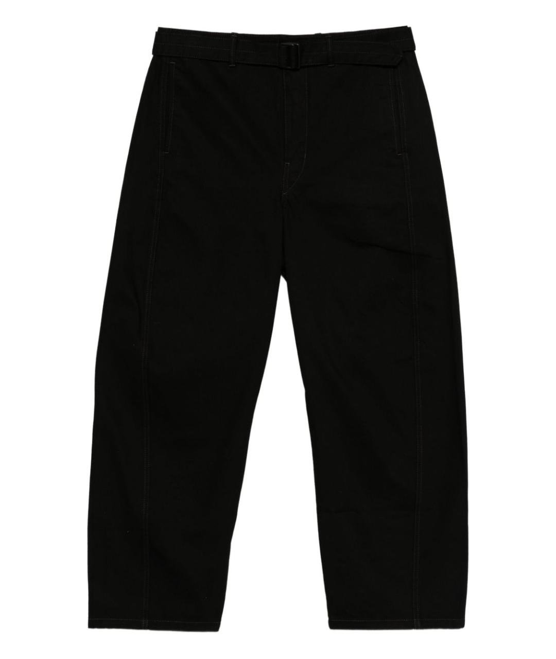 LEMAIRE Черные хлопковые прямые джинсы, фото 1