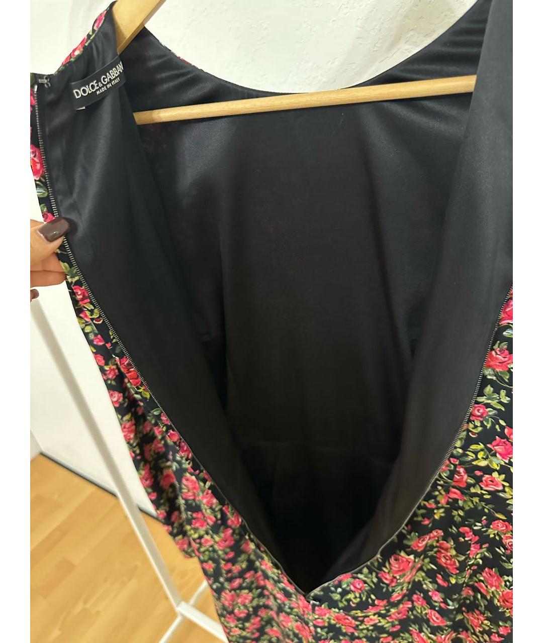 DOLCE&GABBANA Шелковое повседневное платье, фото 5