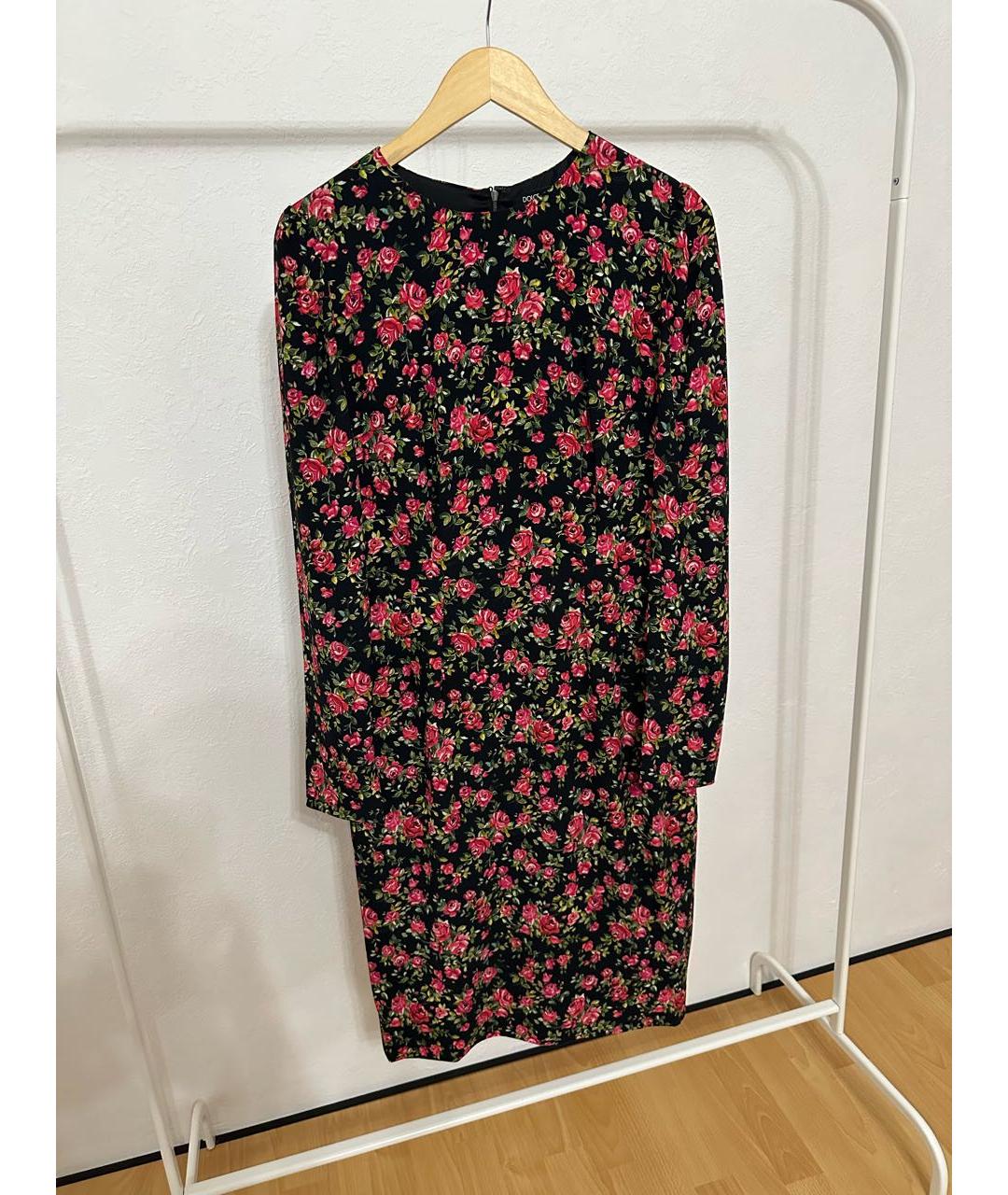 DOLCE&GABBANA Шелковое повседневное платье, фото 6