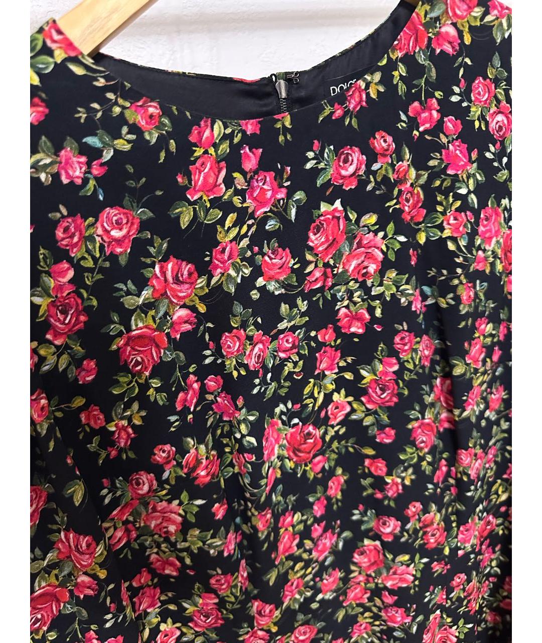 DOLCE&GABBANA Шелковое повседневное платье, фото 4