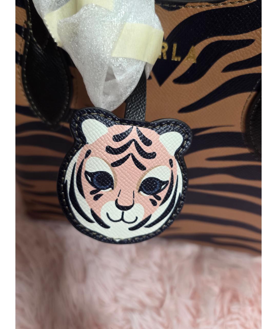 FURLA Кожаная сумка с короткими ручками, фото 8