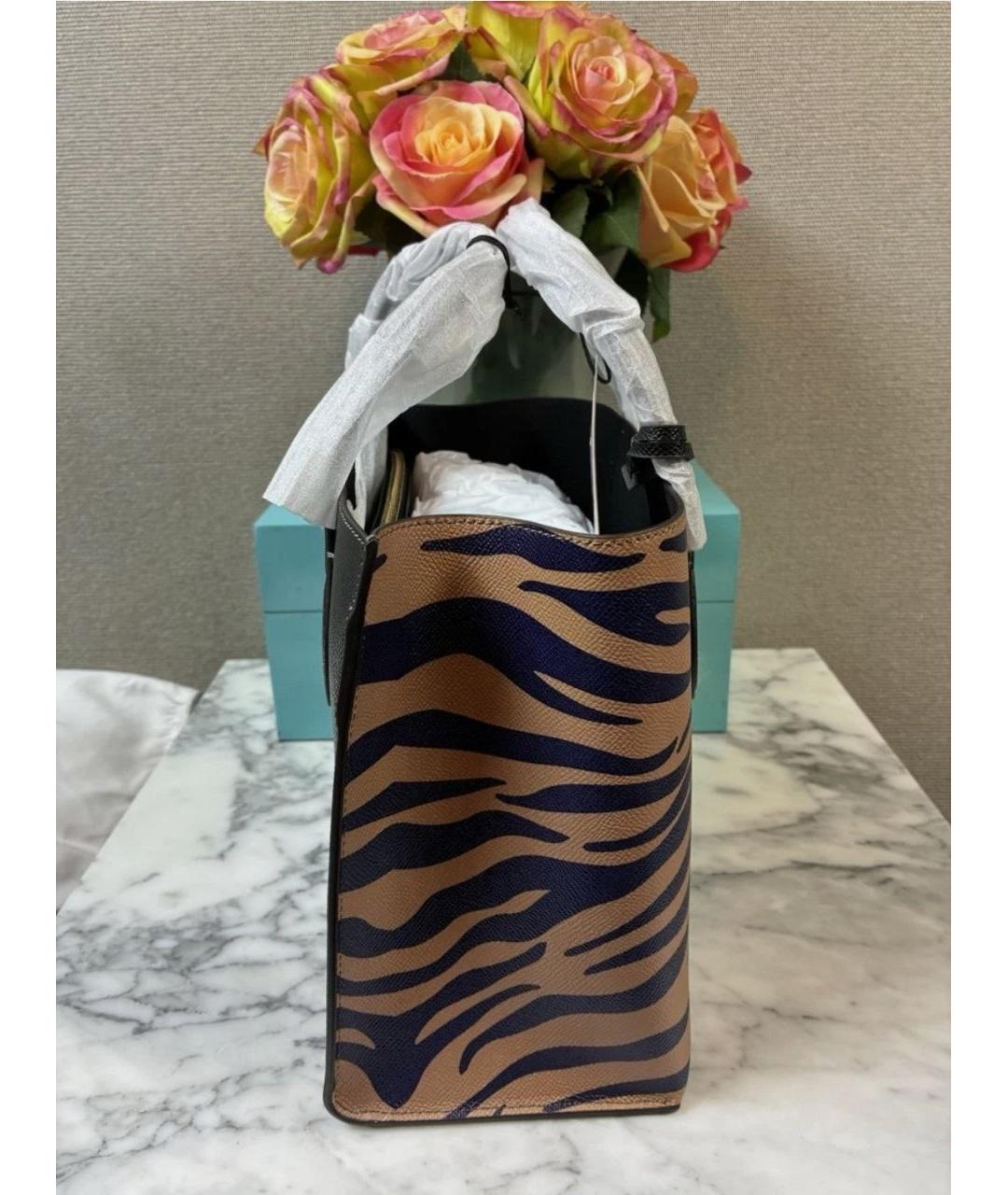 FURLA Кожаная сумка с короткими ручками, фото 7