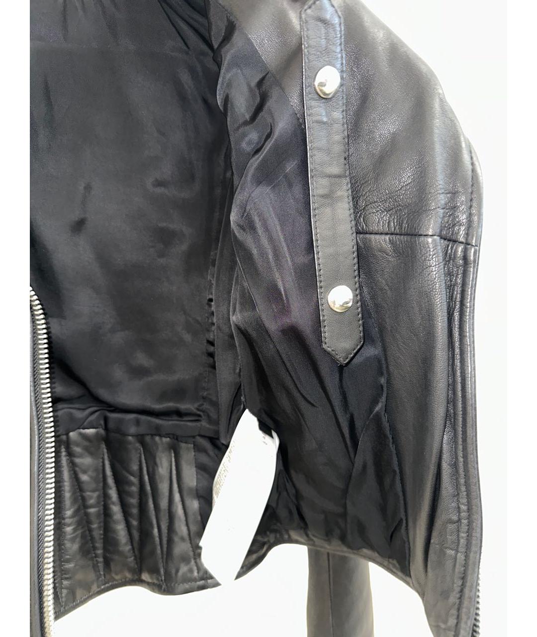 DIESEL Черная кожаная куртка, фото 6