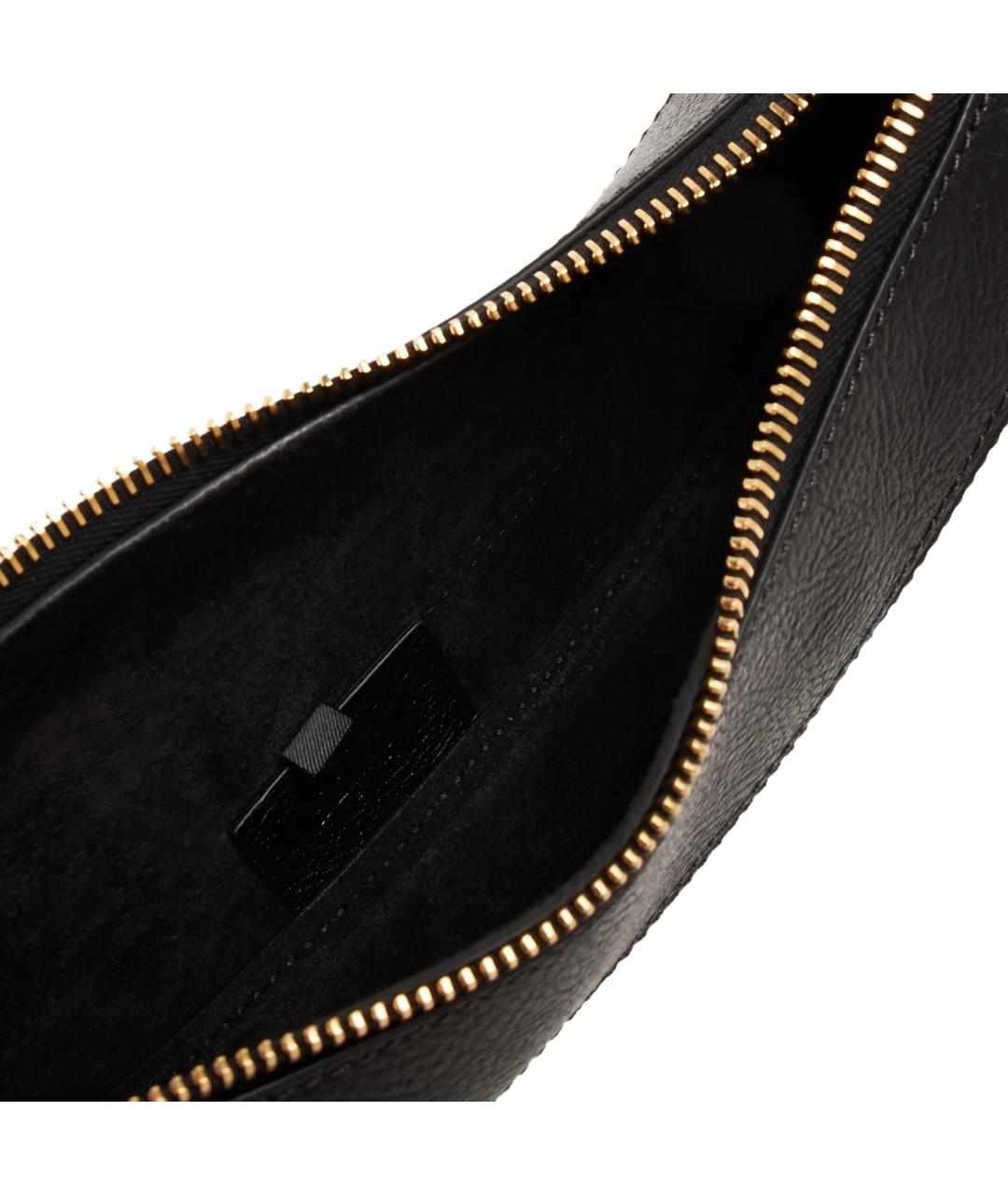 CHLOE Черная кожаная сумка через плечо, фото 3