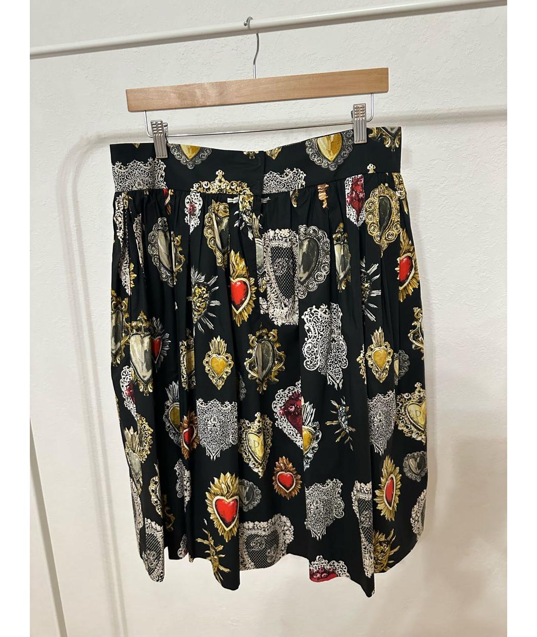 DOLCE&GABBANA Хлопковая юбка миди, фото 2