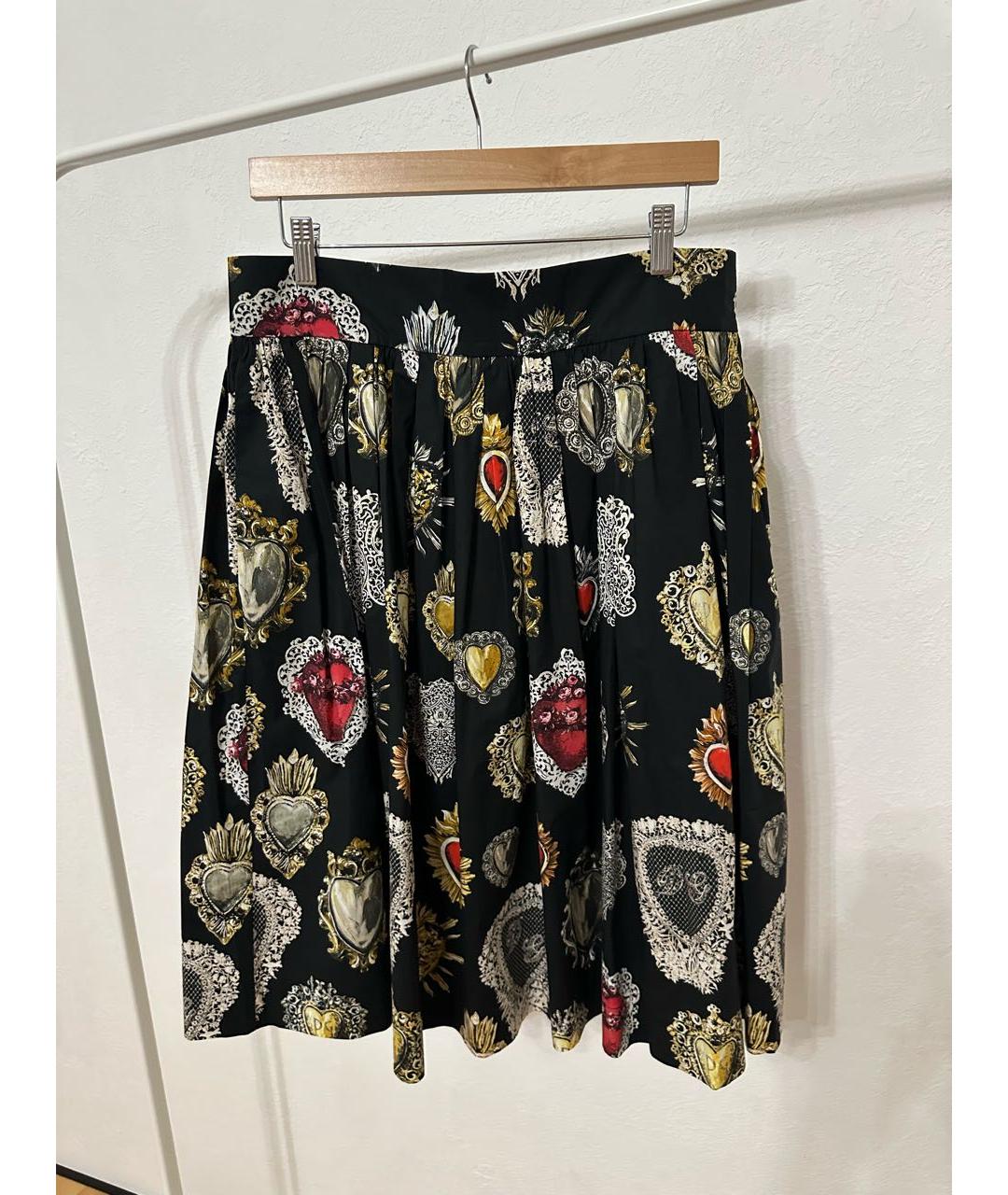 DOLCE&GABBANA Хлопковая юбка миди, фото 6