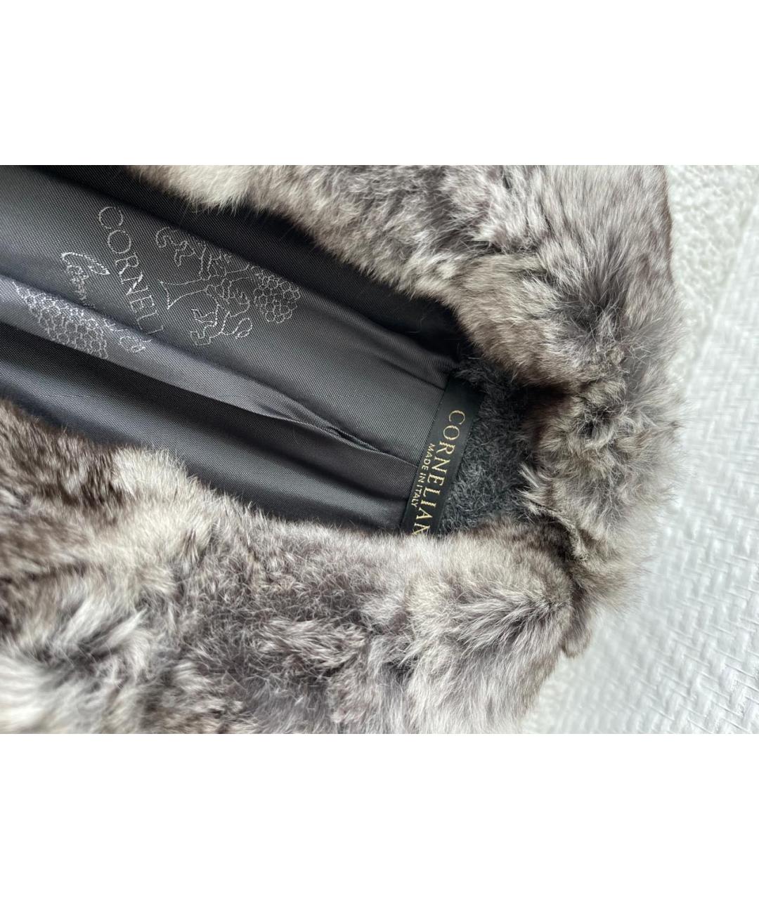 CORNELIANI Серое шерстяное пальто, фото 5