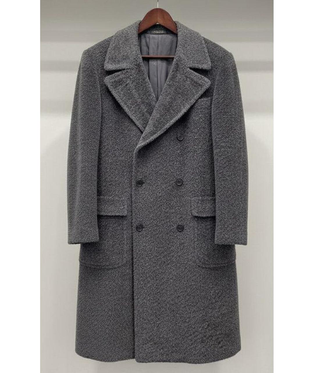 CORNELIANI Серое шерстяное пальто, фото 9