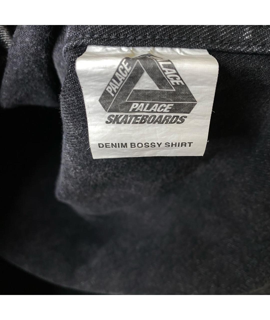 PALACE Серая хлопковая рубашка, фото 7