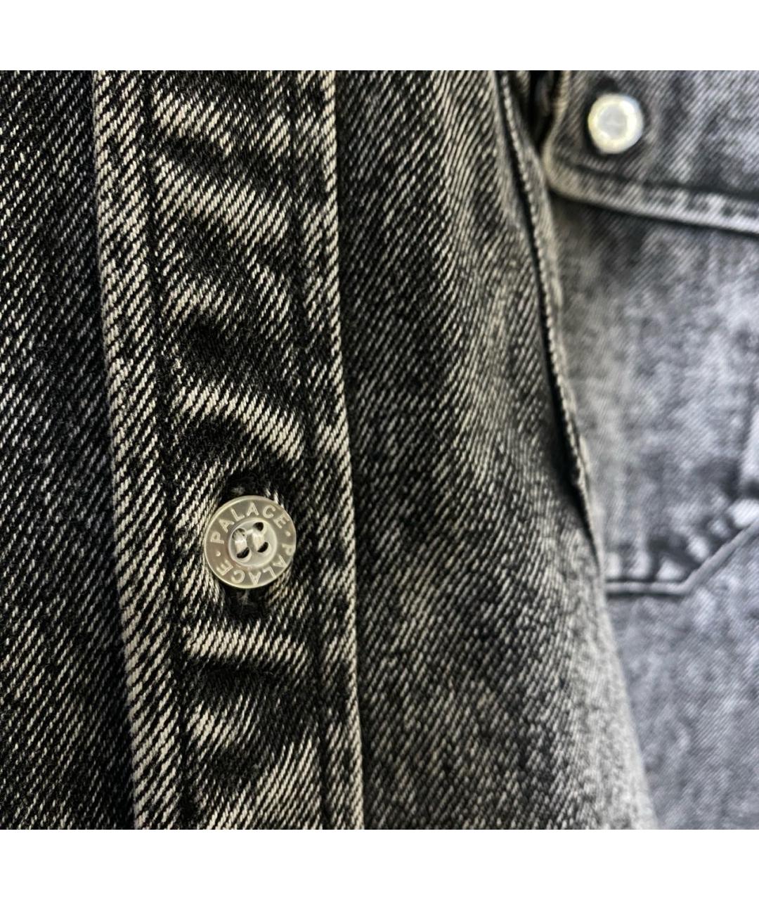 PALACE Серая хлопковая рубашка, фото 5