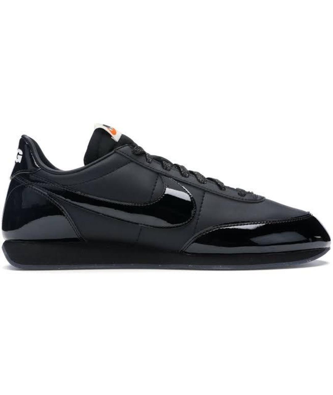 COMME DES GARÇONS Черные кроссовки из лакированной кожи, фото 9