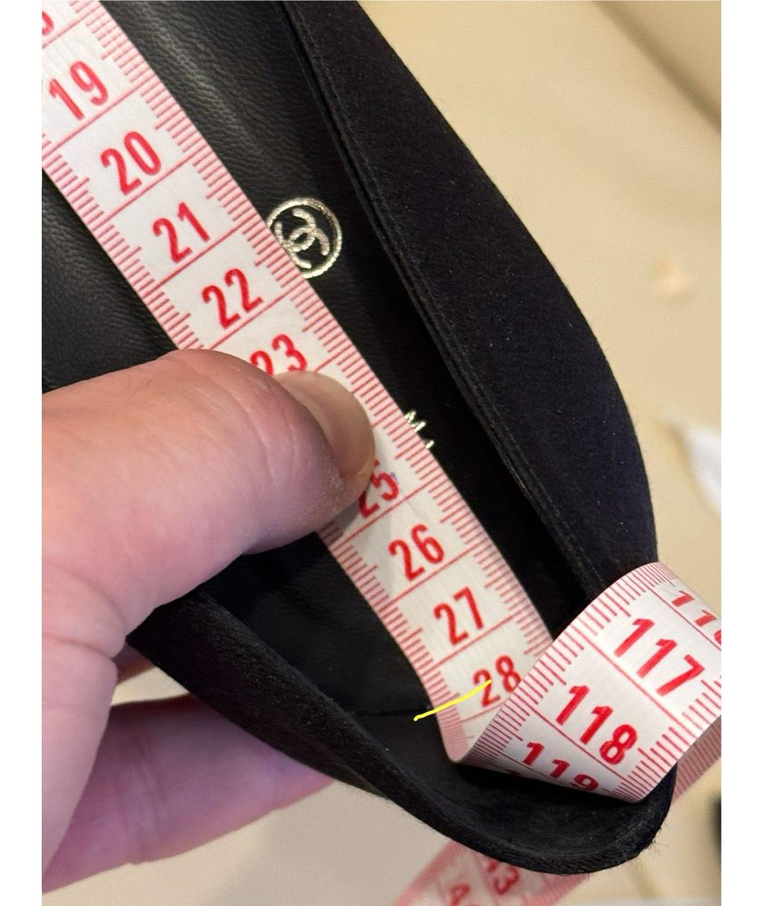 CHANEL Черные кожаные туфли, фото 8