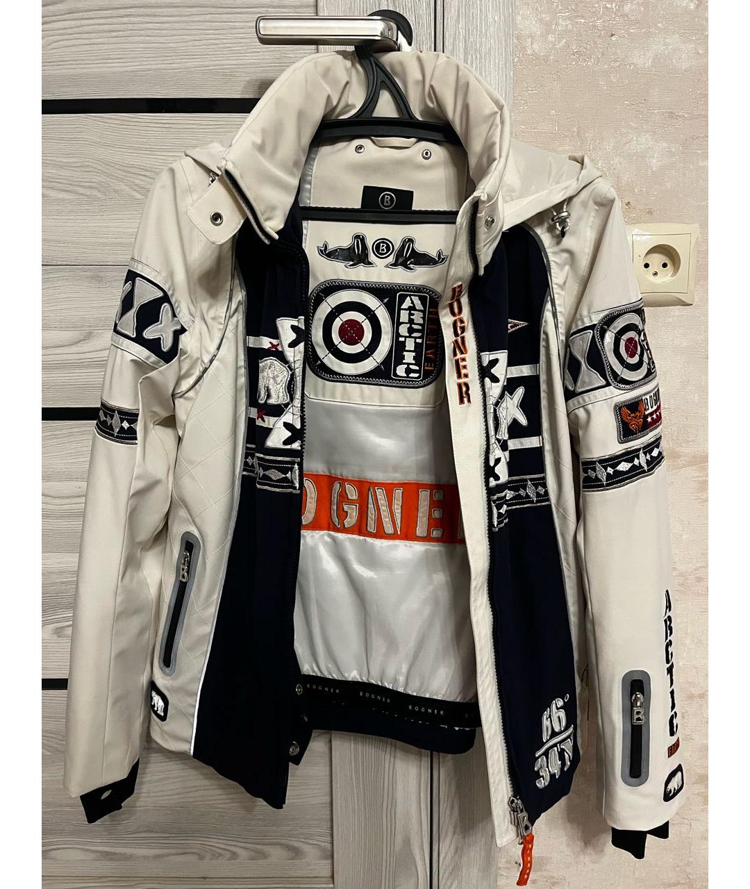 BOGNER Белая полиэстеровая куртка, фото 7