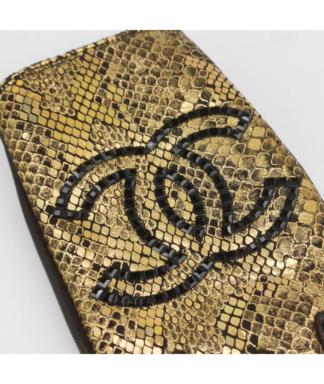 CHANEL Мульти кожаные митенки, фото 3