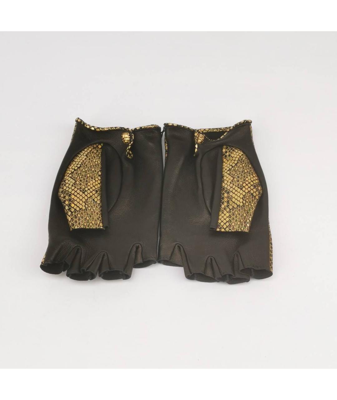 CHANEL Мульти кожаные митенки, фото 2