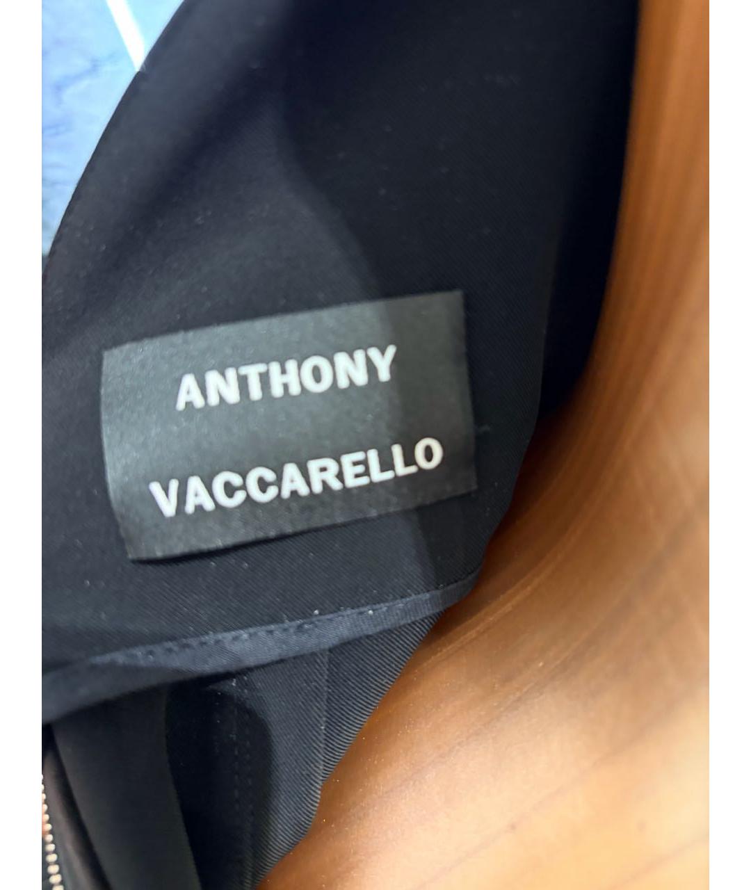 ANTHONY VACCARELLO Черное шелковое вечернее платье, фото 3