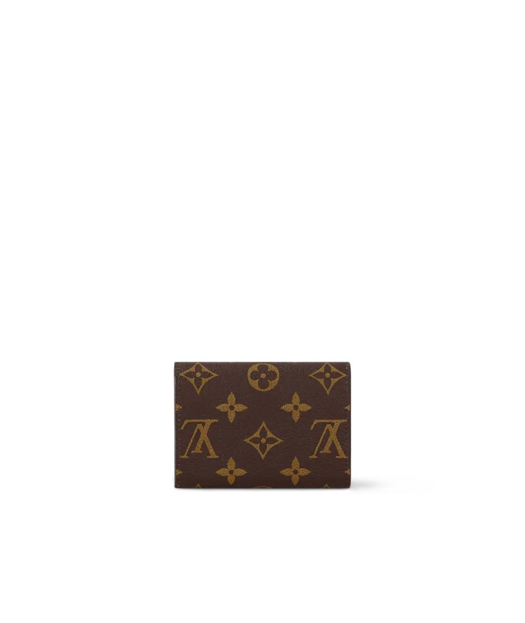 LOUIS VUITTON Коричневый кошелек, фото 4
