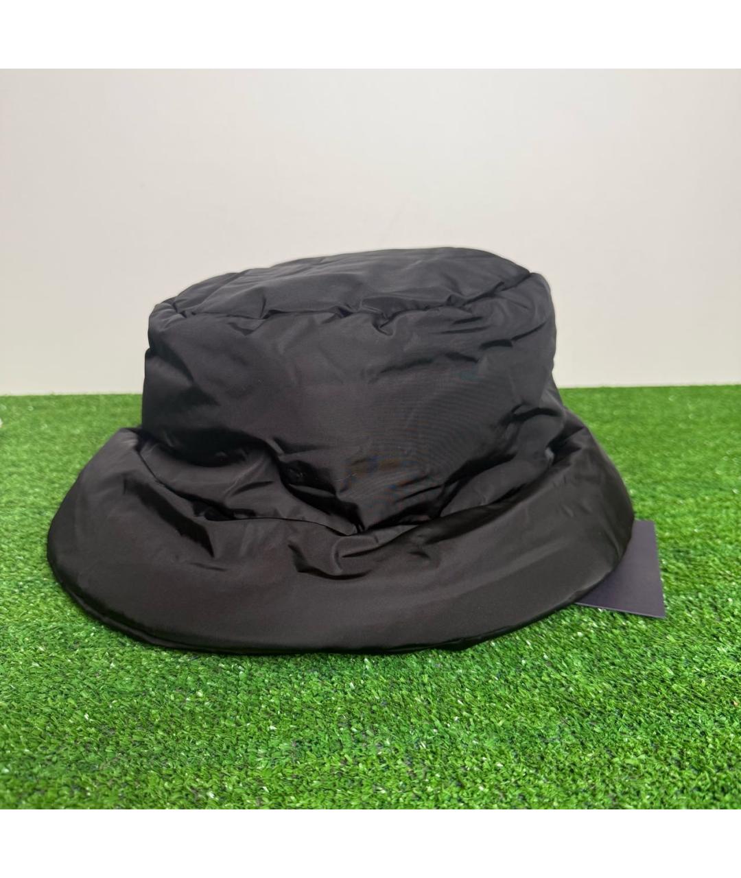 PRADA Черная синтетическая шапка, фото 3