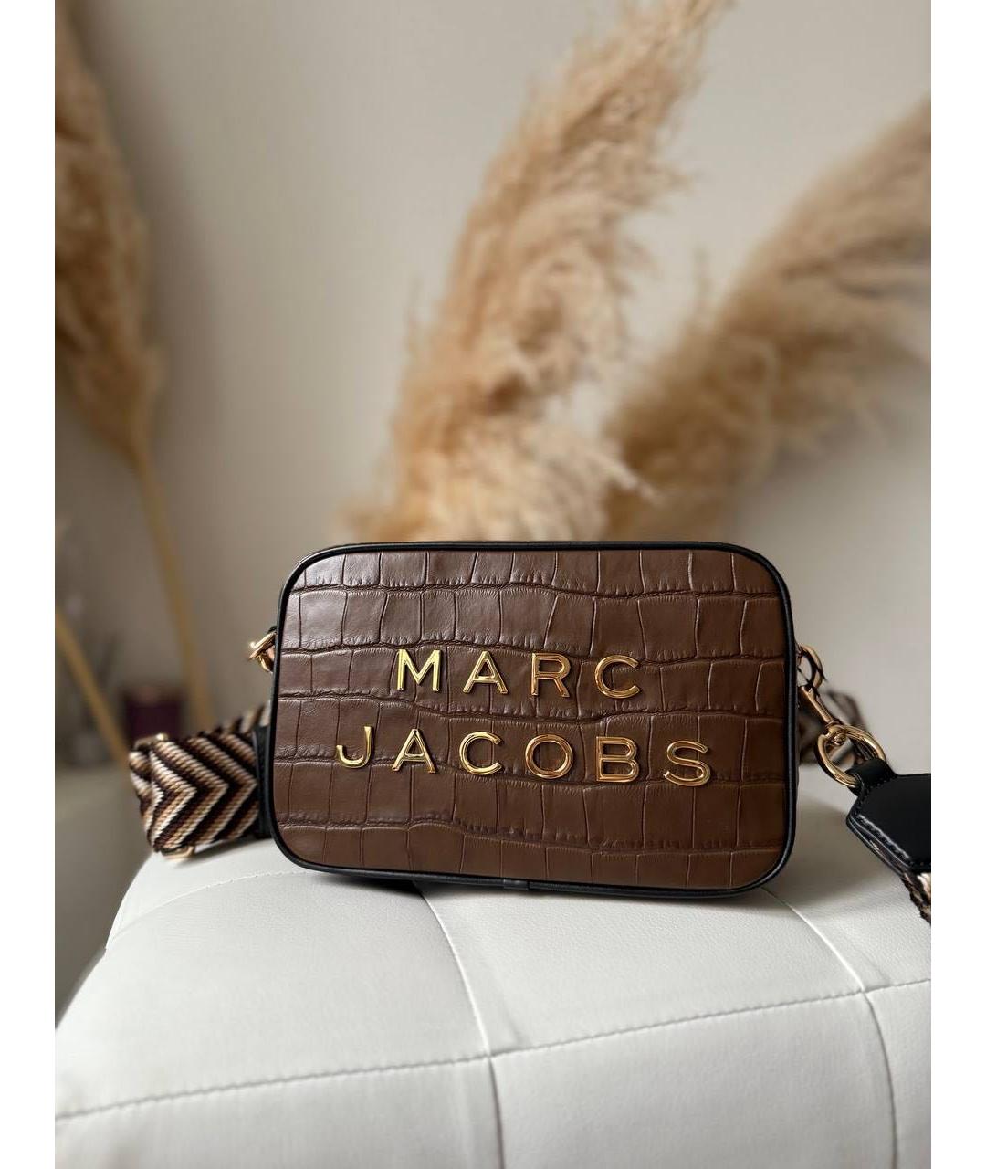 MARC JACOBS Коричневая кожаная сумка через плечо, фото 9