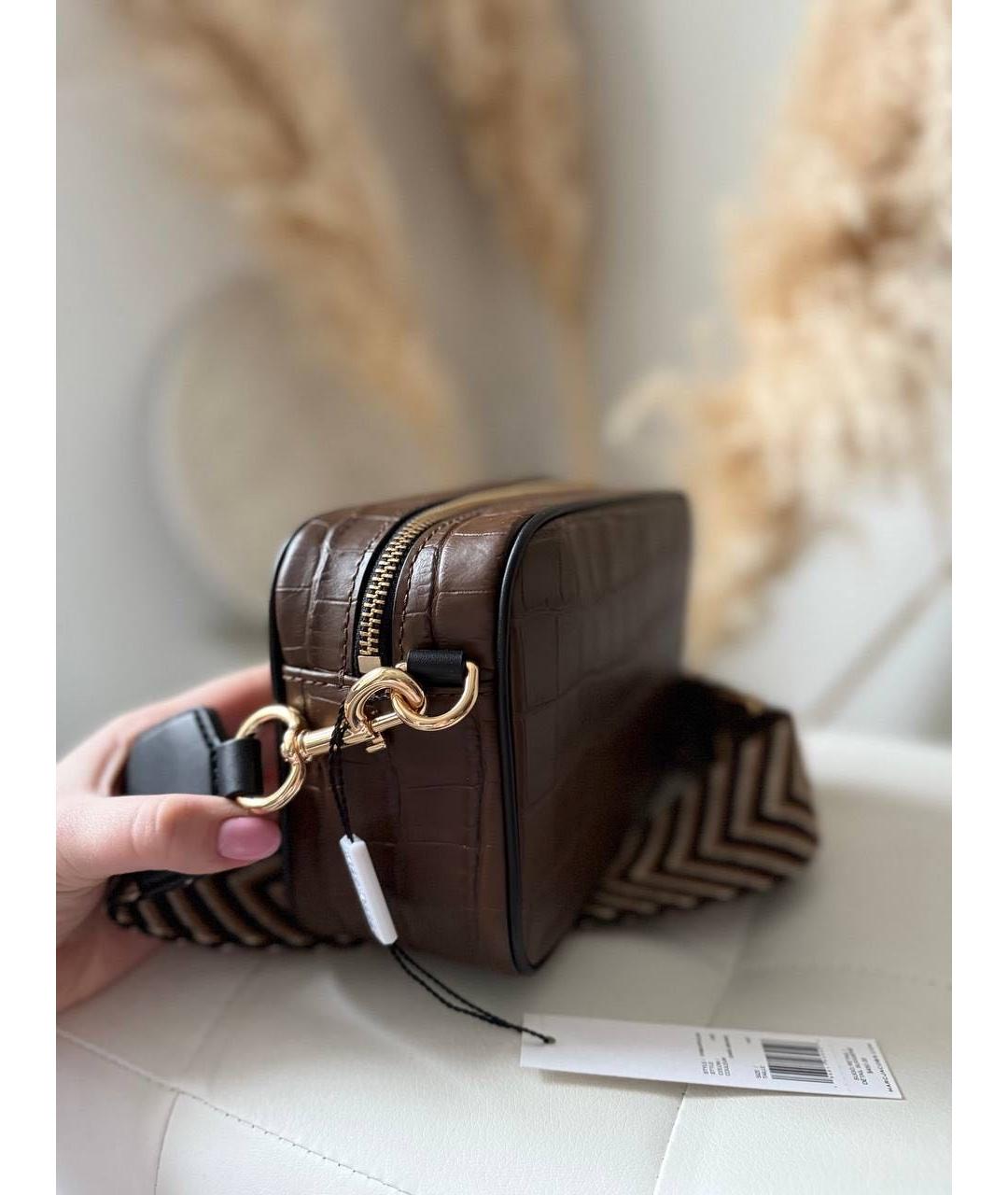 MARC JACOBS Коричневая кожаная сумка через плечо, фото 3