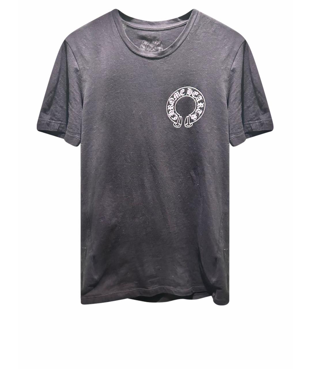 CHROME HEARTS Черная хлопковая футболка, фото 1