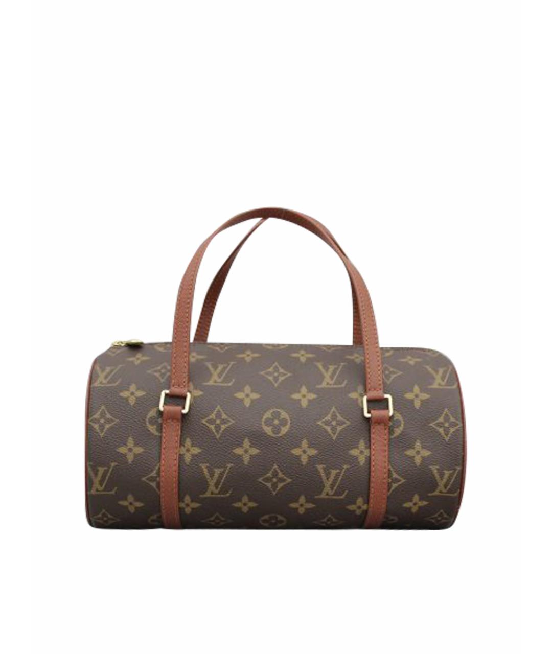 LOUIS VUITTON Коричневая сумка с короткими ручками, фото 1