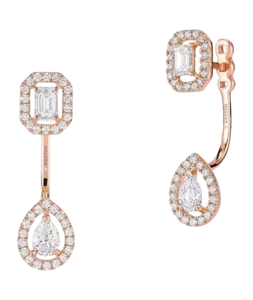 MESSIKA Золотые серьги из розового золота, фото 1