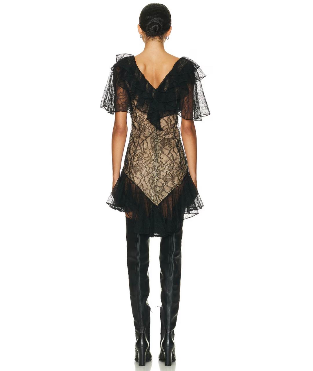 KHAITE Черное коктейльное платье, фото 9