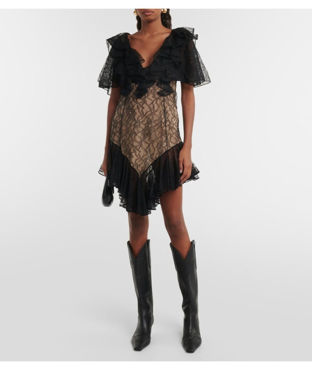 KHAITE Черное коктейльное платье, фото 5