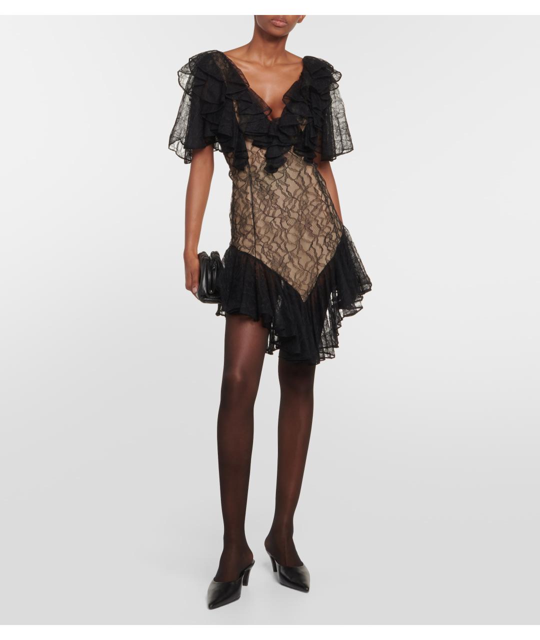 KHAITE Черное коктейльное платье, фото 6