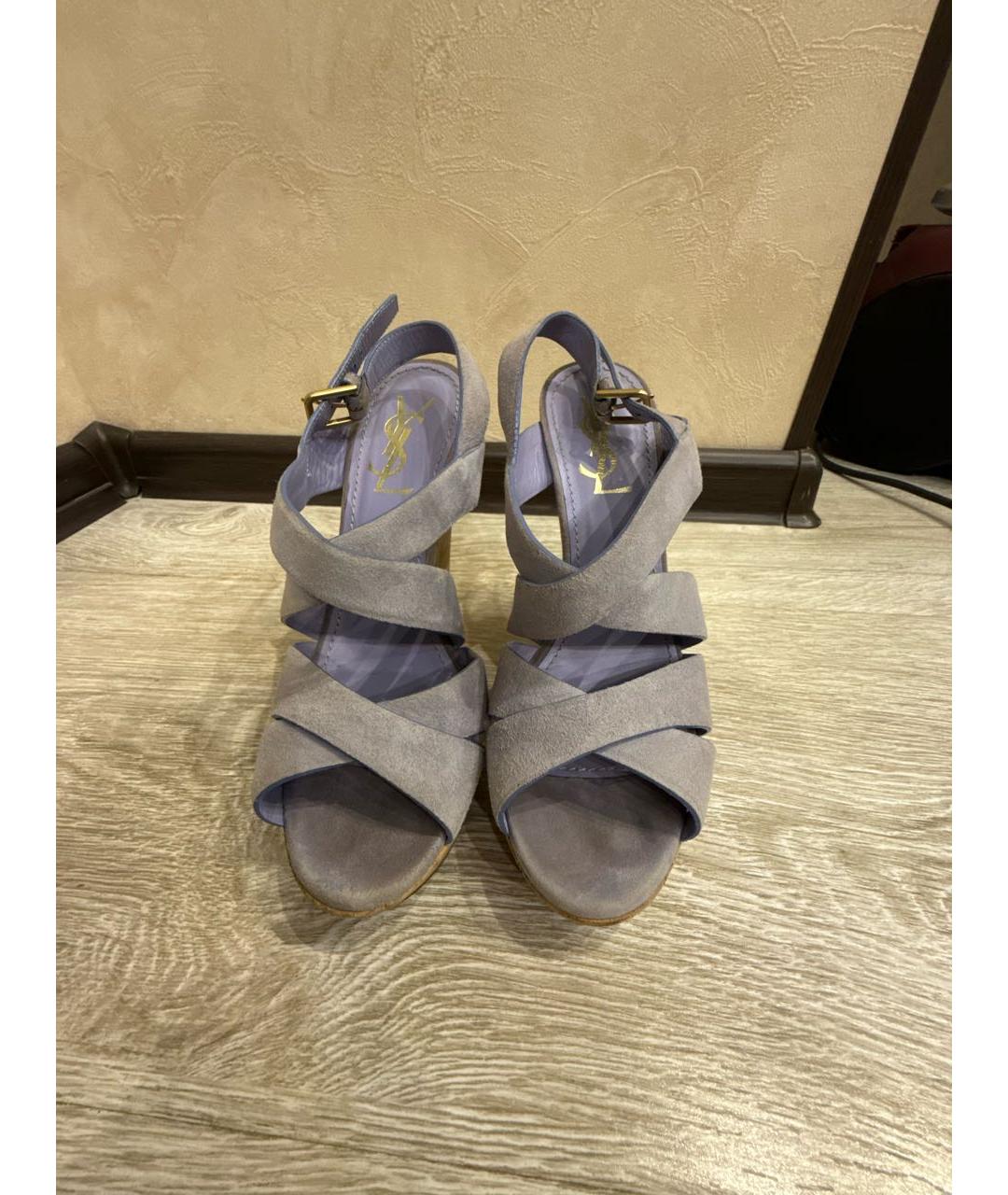 YVES SAINT LAURENT BEAUTY Замшевые сабо, фото 2