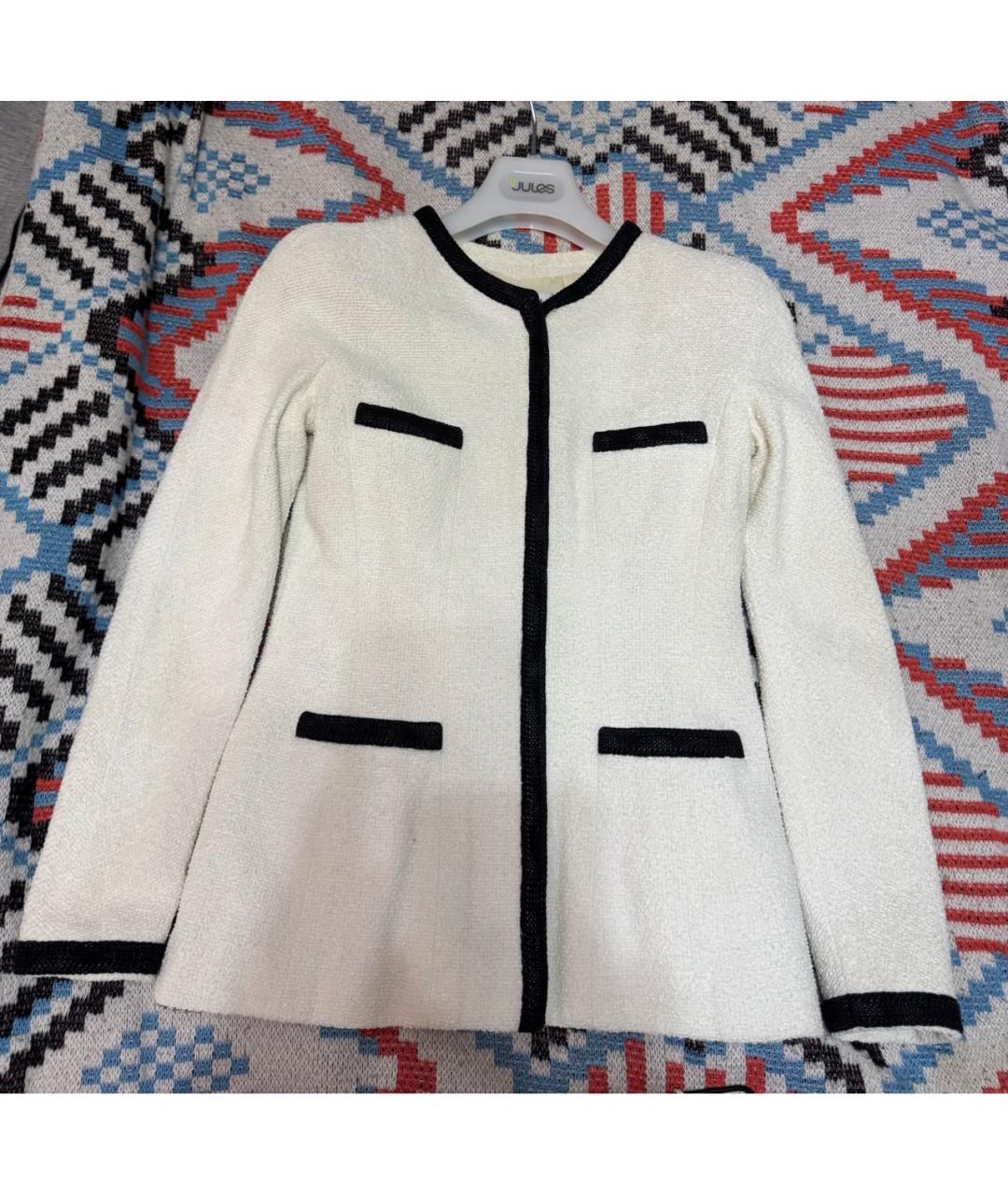 CHANEL Белый хлопковый костюм с юбками, фото 9