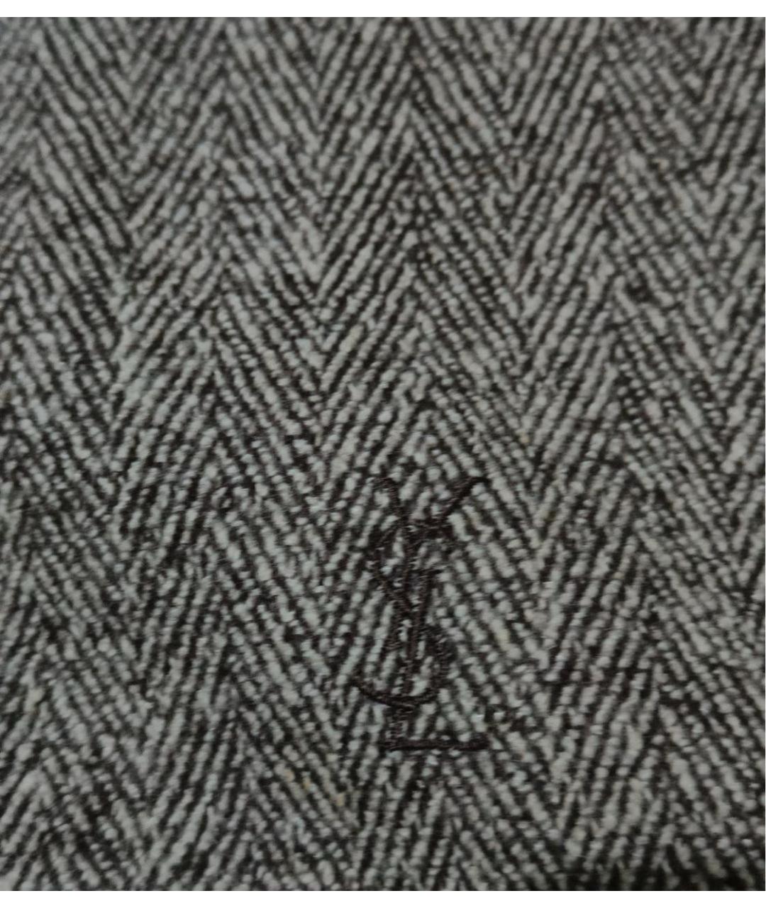 SAINT LAURENT Серая шерстяная куртка, фото 3