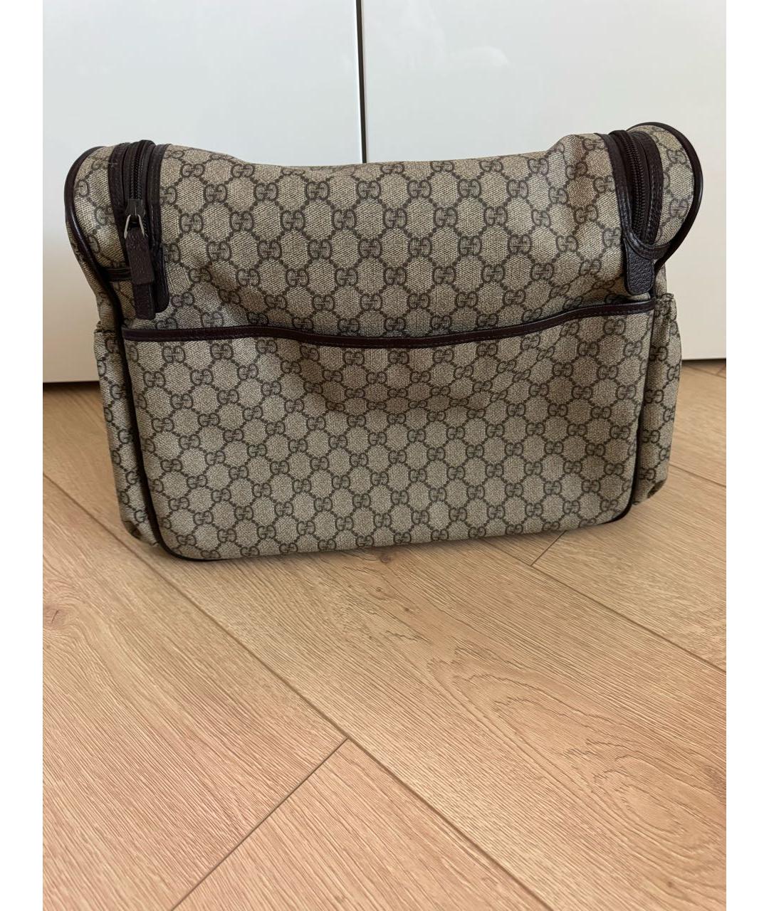 GUCCI Бежевая дорожная/спортивная сумка, фото 2