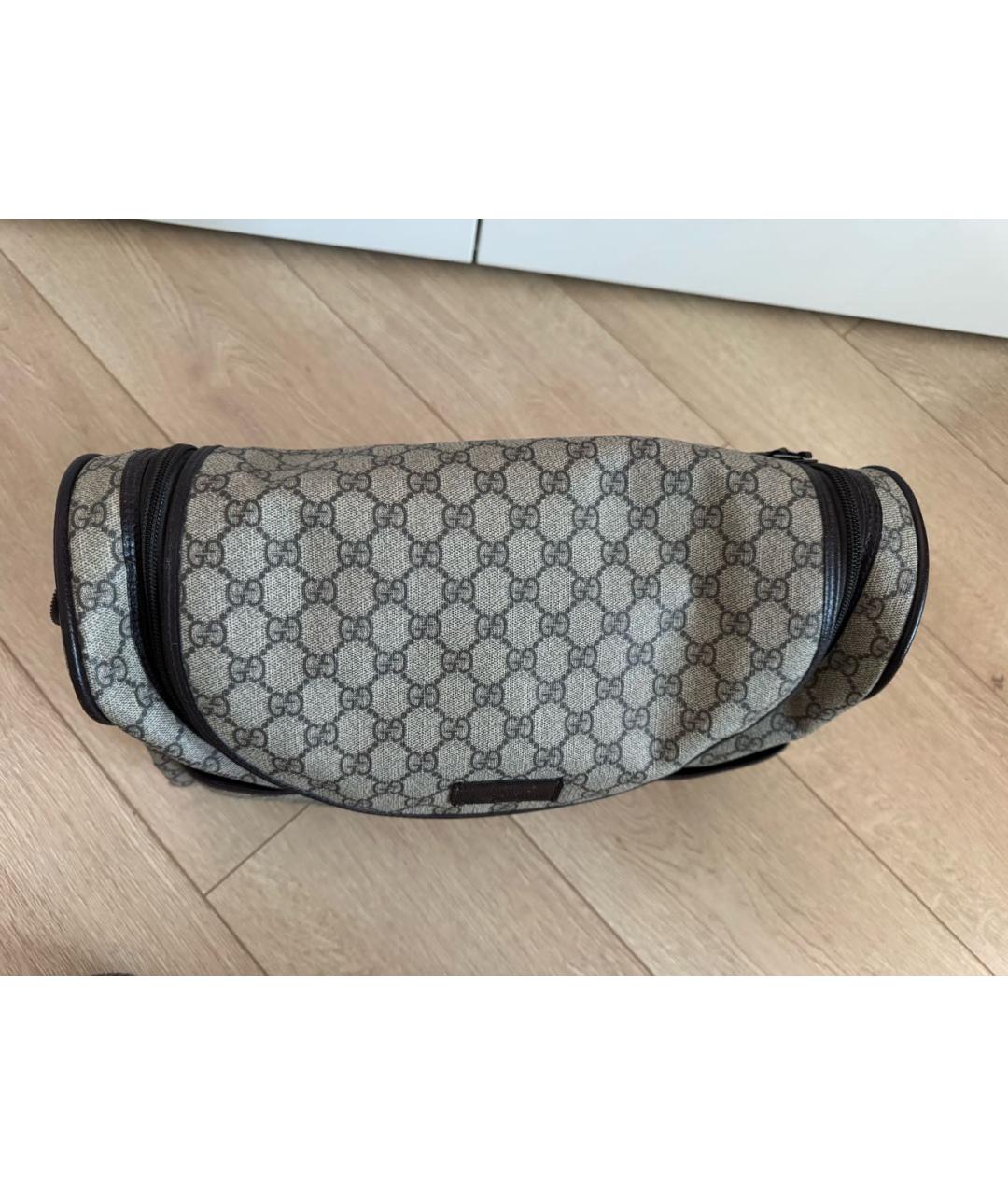 GUCCI Бежевая дорожная/спортивная сумка, фото 6