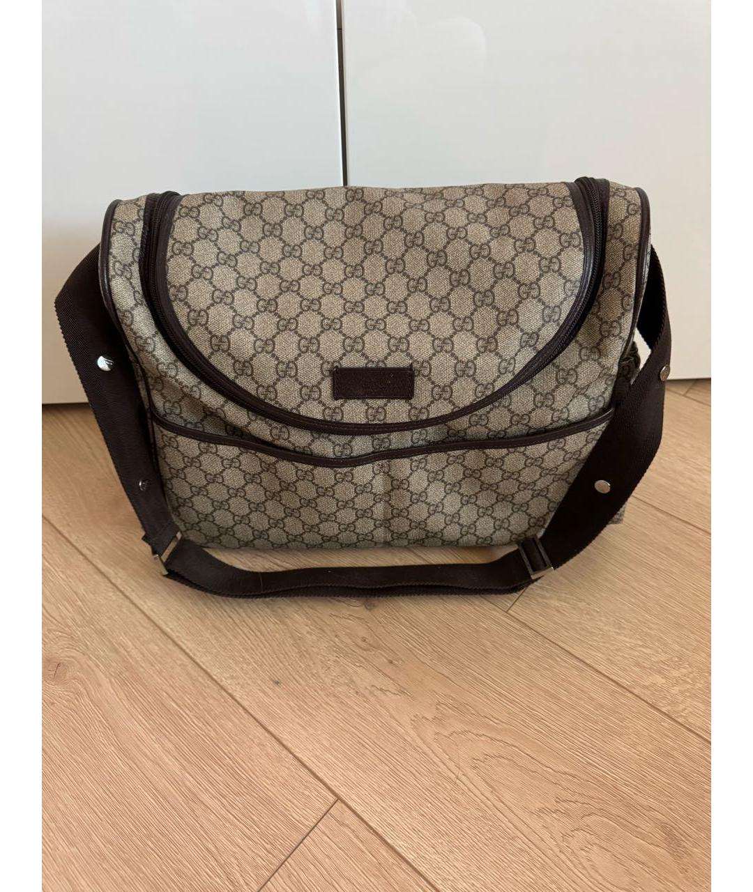 GUCCI Бежевая дорожная/спортивная сумка, фото 9