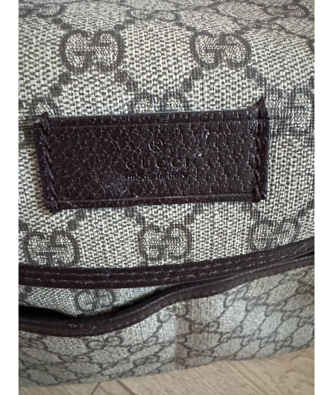 GUCCI Бежевая дорожная/спортивная сумка, фото 7