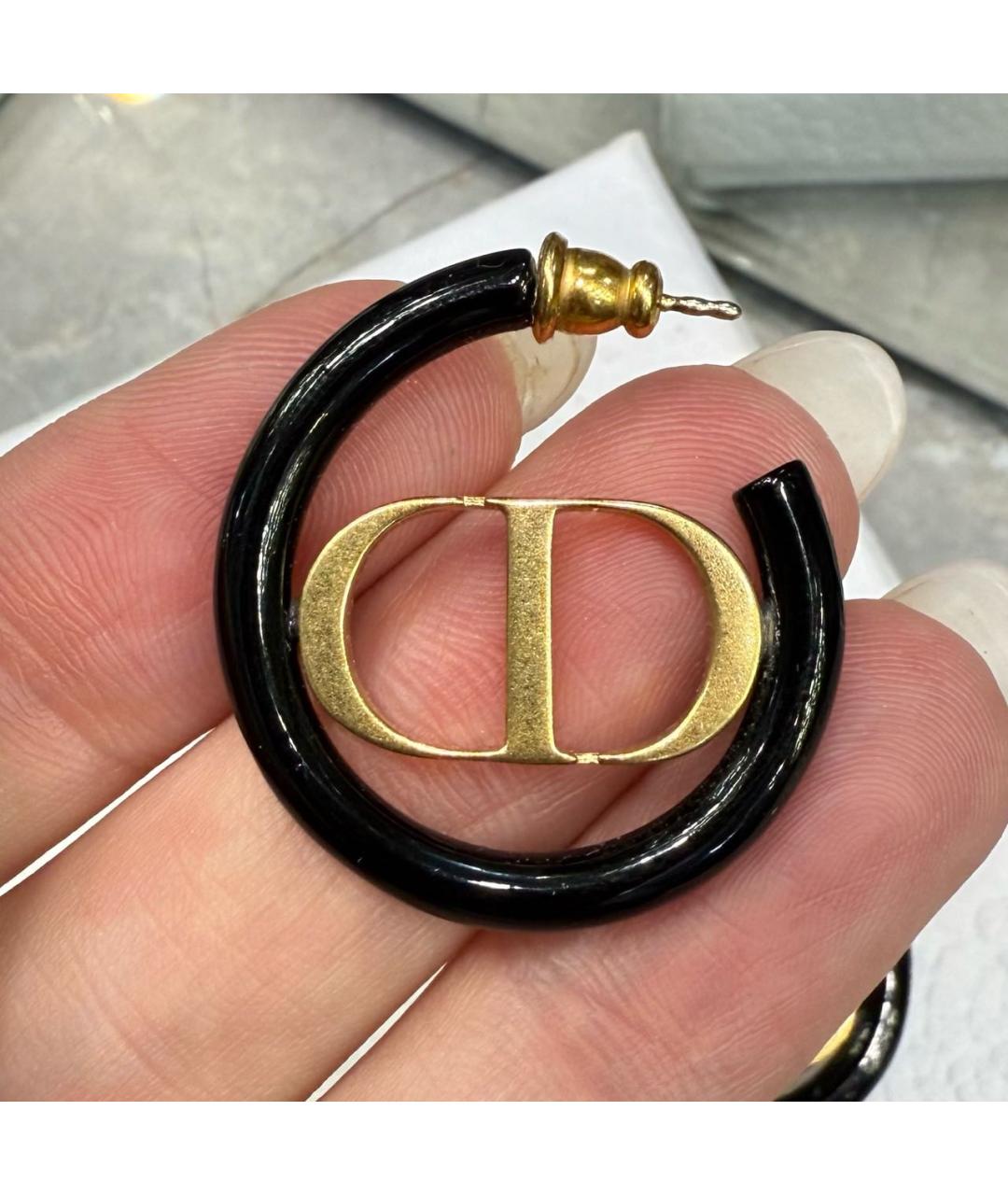 CHRISTIAN DIOR Металлические серьги, фото 5